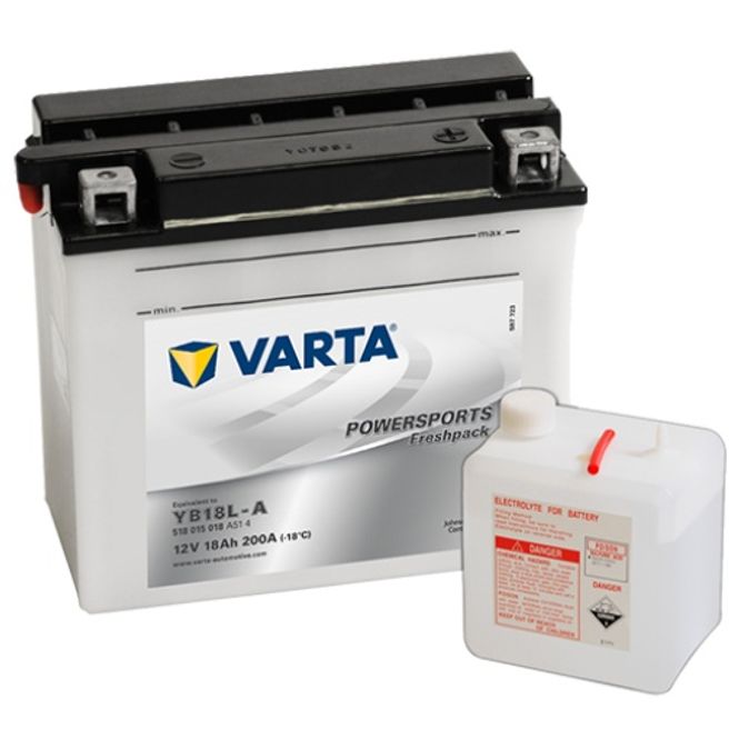 Hovedbilde VARTA YB18L-A MC Batteri 12V 18AH 200CCA (181x92x164mm) +høyre Y