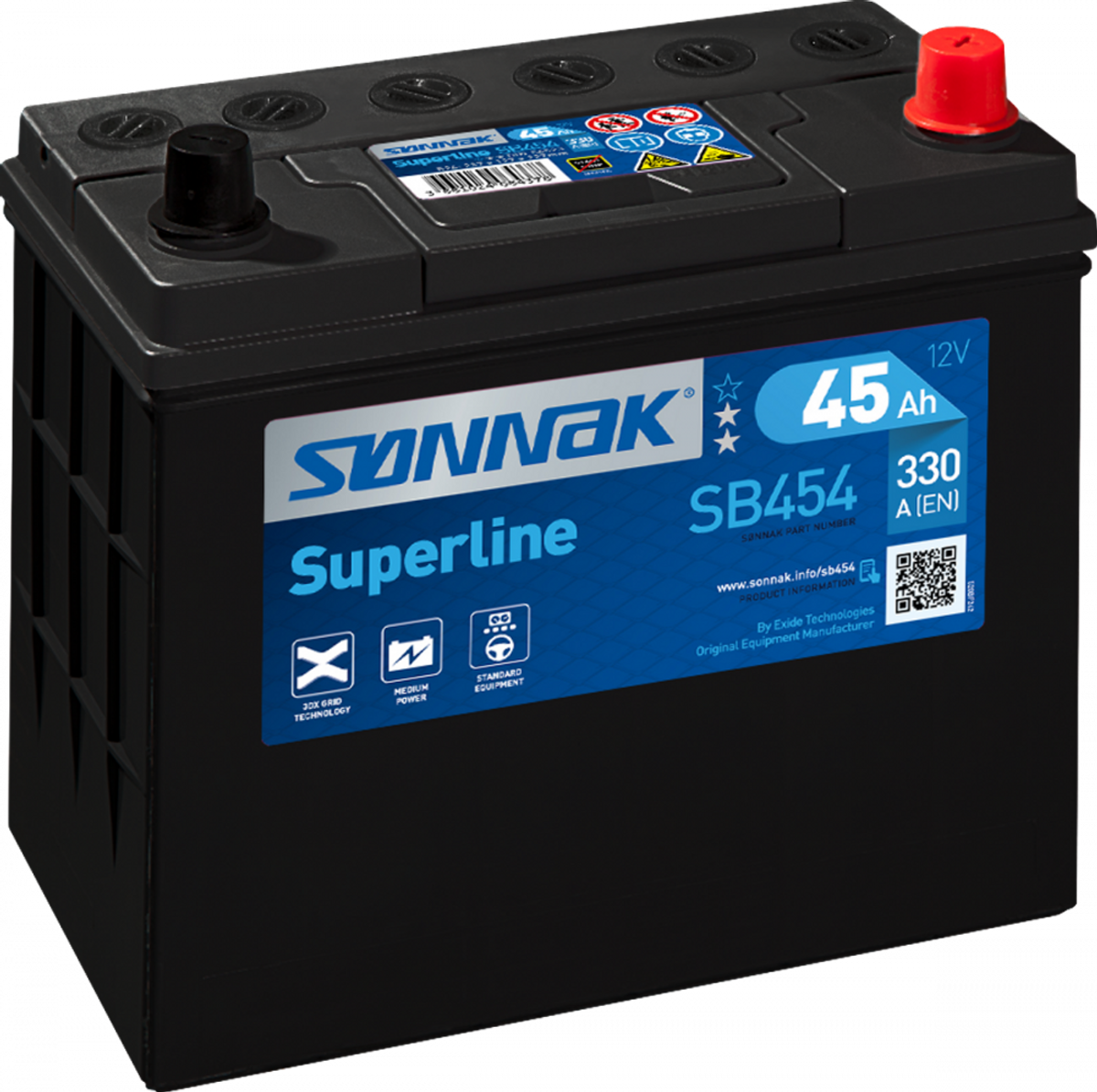 SB454 SNNAK SUPERLINE 45AH