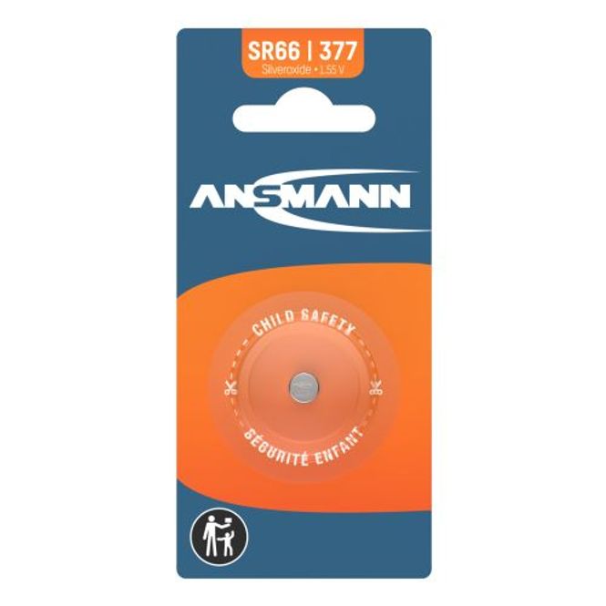 Hovedbilde Silver Oxide Button Cell SR66 / SR626 / 377 1pk Blister