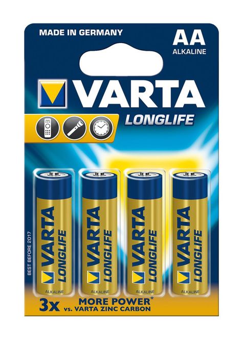 Hovedbilde VARTA Longlife AA 1,5V 4-pakning