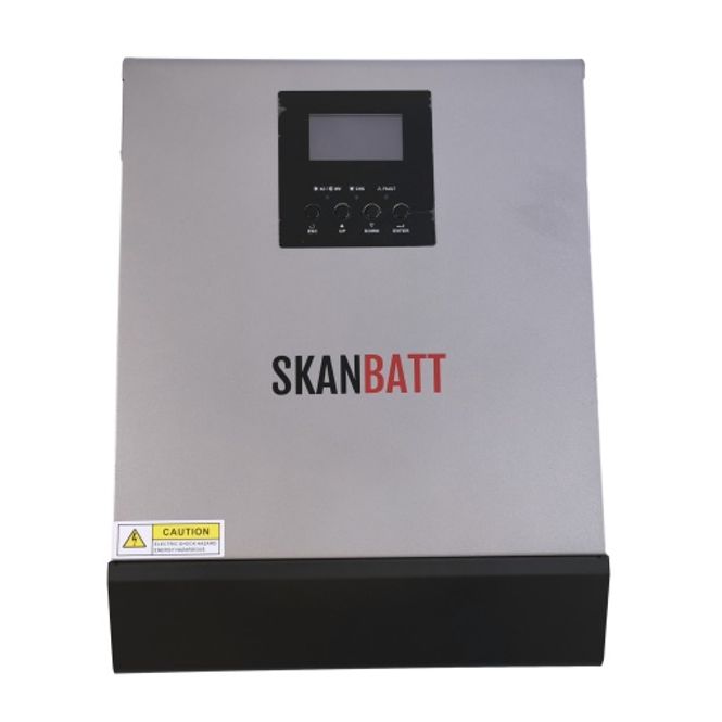 Hovedbilde SKANBATT Hybrid inverter 24V 1000VA (2000VA) MPPT 25A