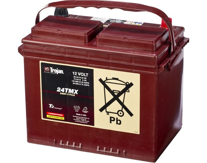 Hovedbilde TROJAN Deep Cycle Traksjonsbatteri 12V 85AH (277x168x235mm) +ven