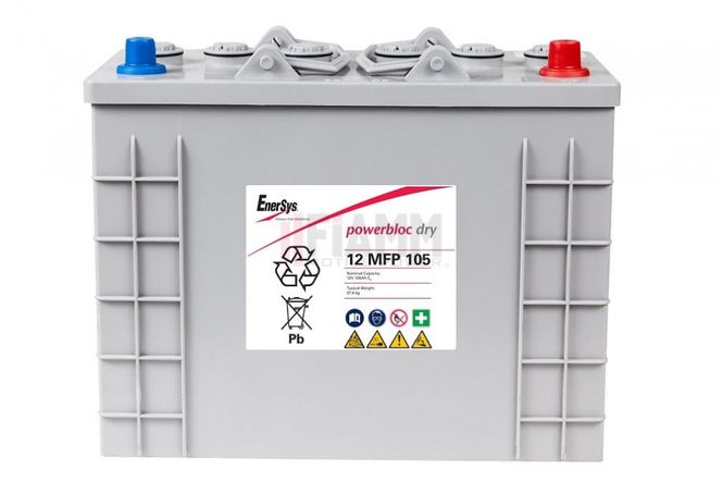 Hovedbilde ENERSYS 12MFP105 Powerblock GEL 12V 105AH (349x171x248mm)