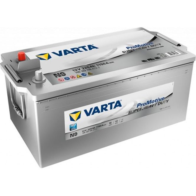 Hovedbilde  VARTA N9 Promotive SHD Batteri 12V 225AH 1150CCA (518x276x210/
