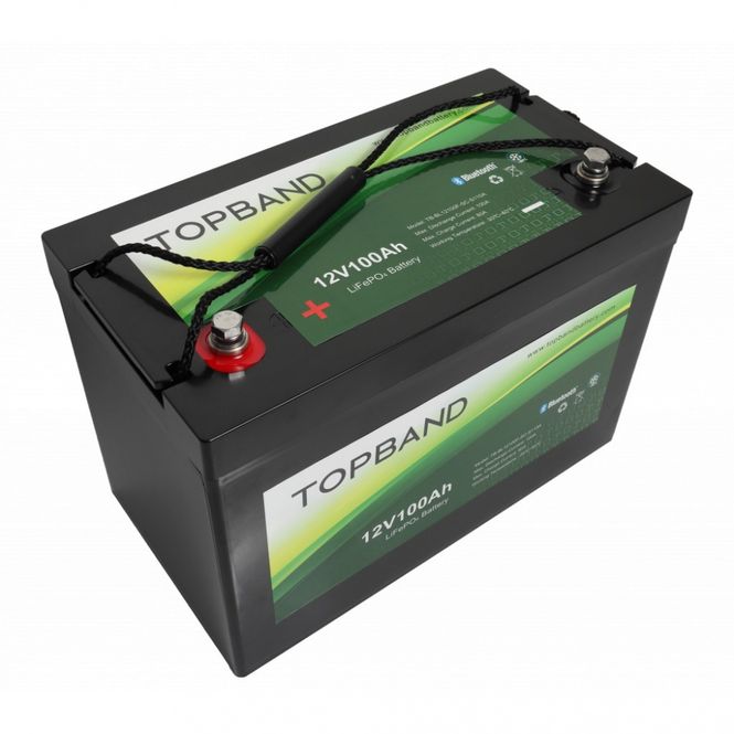Hovedbilde SKANBATT`s Lithium HEAT PRO - TOPBAND 12V 100AH - 100 BMS 