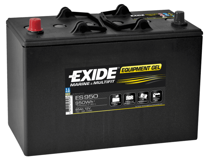 ES950 EXIDE EQUIPMENT GEL 85AH