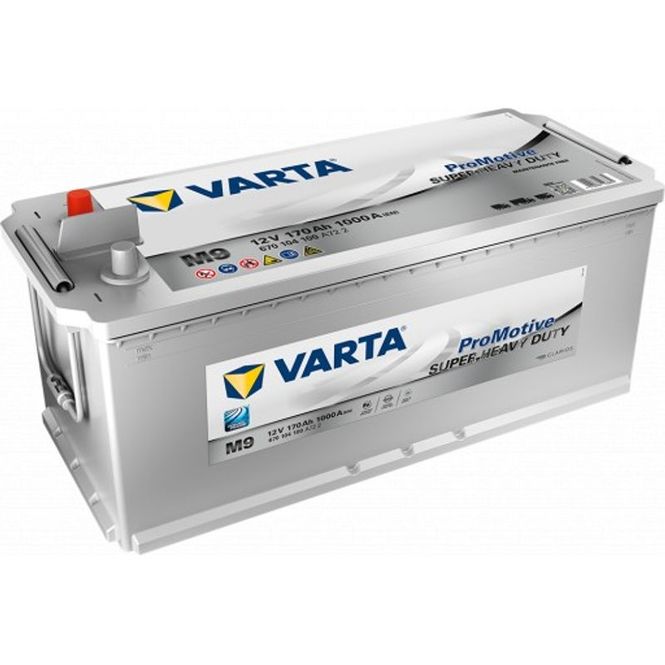Hovedbilde VARTA M9 Promotive SHD Batteri 12V 170AH 1000CCA (513x223x203/2