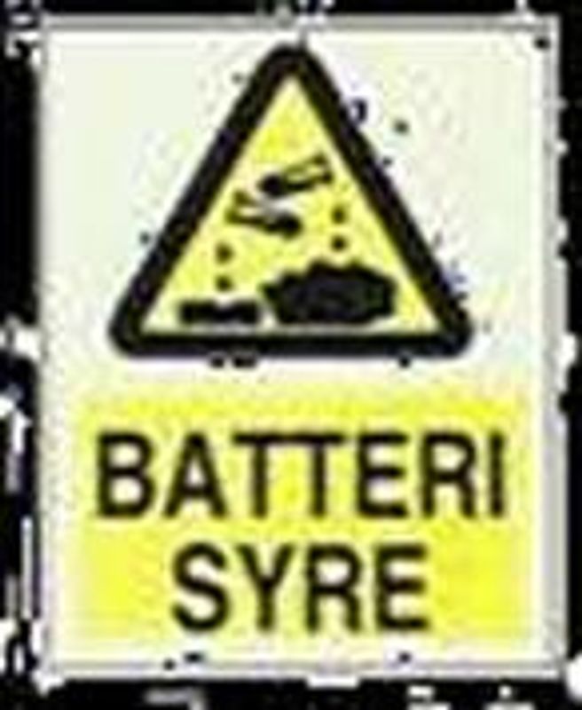 Batterisyre 1,28 25ltr (32kg)
