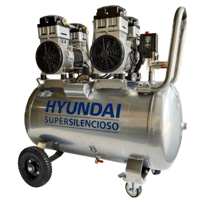 Hovedbilde HYUNDAI HYAC100-3S Stillegående kompressor 100l / 2200W
