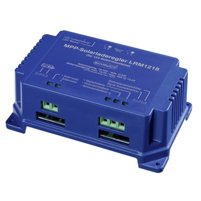Hovedbilde SCHAUDT Solcelleregulator LRM1218B 20A 275w