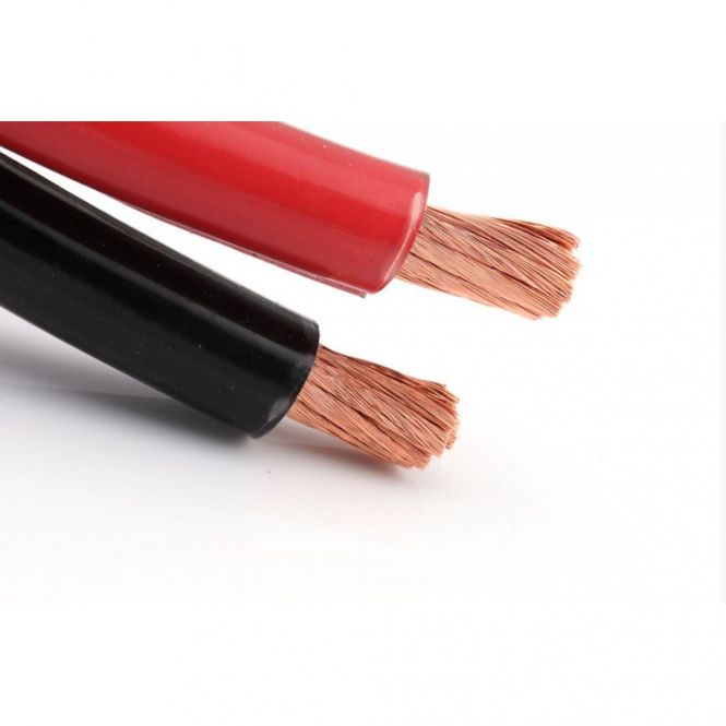 Hovedbilde Kabel 2x4mm2 dobbel isolert sort/rød