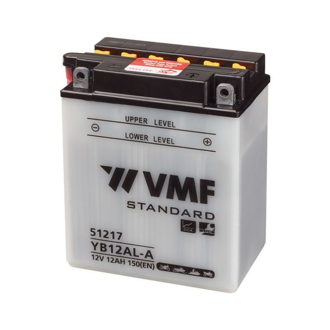 Hovedbilde VMF MC Batteri 12V 12AH 150CCA (135x81x161) +høyre YB12-AL-A
