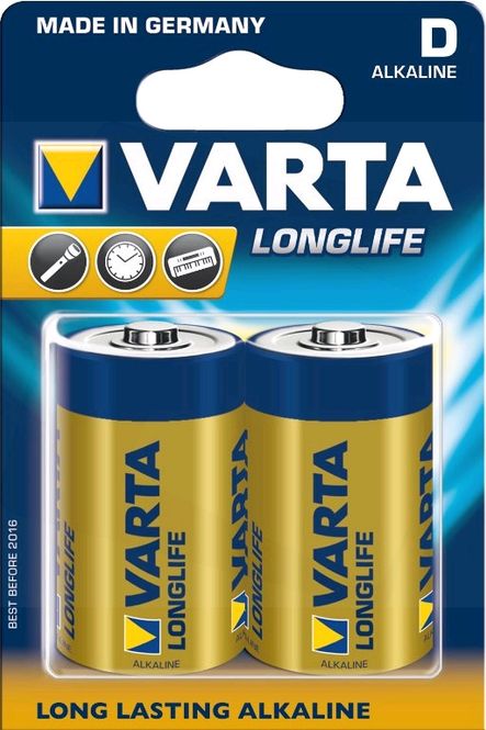Hovedbilde VARTA Longlife D 1,5V 2-pakning