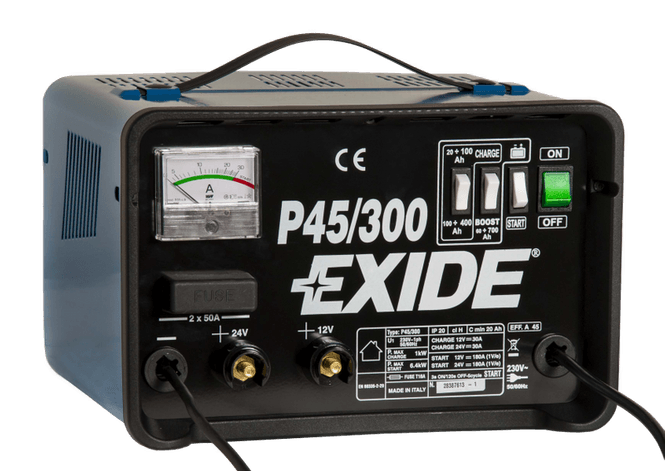 Hovedbilde EXIDE LADER OG STARTBOOSTER P45 300A 12V OG 24V 