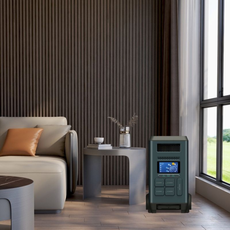 SENCI Lithium LPS 3840Wh Power Station med 3600W (7200W) sinus inverter