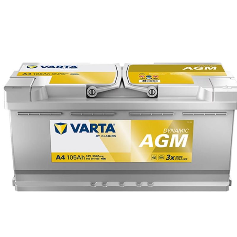 VARTA A4 / H15 Silver Dynamic AGM Batteri 12V 105AH 950CCA 