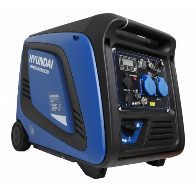 Hovedbilde HYUNDAI HY3900SEi Inv. Aggregat 3900W - El.start Fjernkontroll