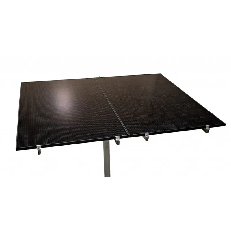 Skanbatt CSUN bakkestativ med 2 stk 410W Solceller