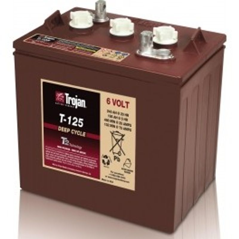 TROJAN Deep Cycle Traksjonsbatteri 6V 240AH (262x181x283mm) +dia
