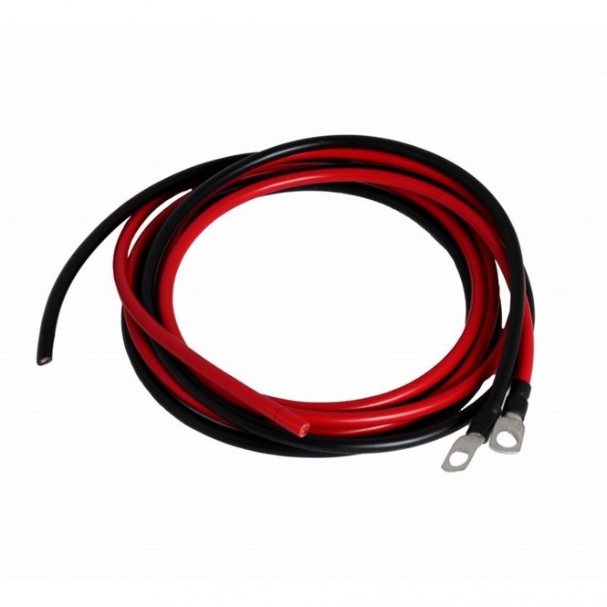 Hovedbilde Kabel 2mtr 2x10mm2 til solcelleregulator (m/ 8mm øyer)