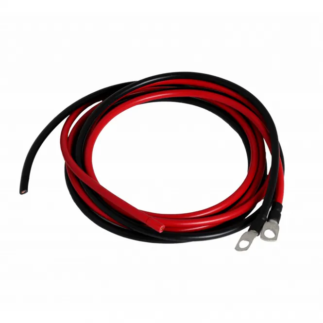 Hovedbilde Kabel 2mtr 2x10mm2 til solcelleregulator (m/ 8mm øyer)
