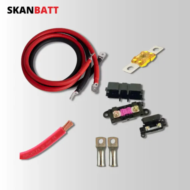 Hovedbilde SKANBATT Kabelpakke Inverter - 1000W / 50mm2 / Vanlife