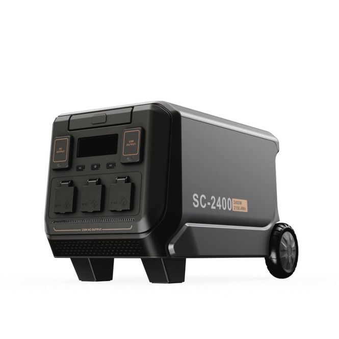 Hovedbilde SENCI Lithium LPS 2150Wh Power Station med 2400W (4800W) sinus inverter