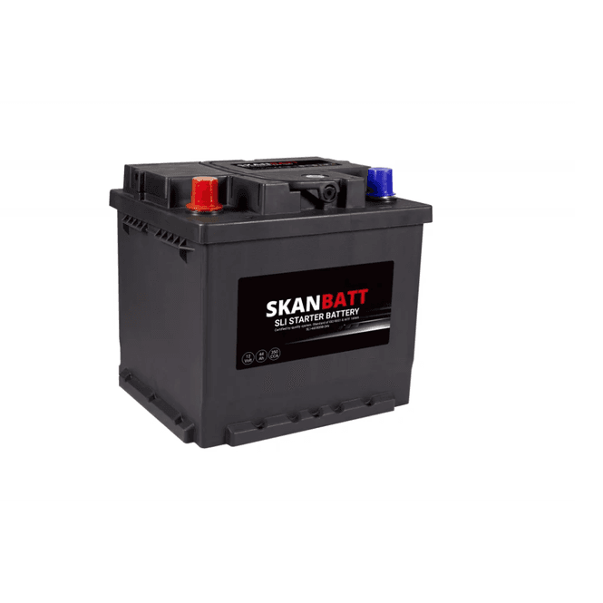 Hovedbilde SKANBATT SLI Startbatteri 12V 44AH 350CCA (207x175x190mm) +R