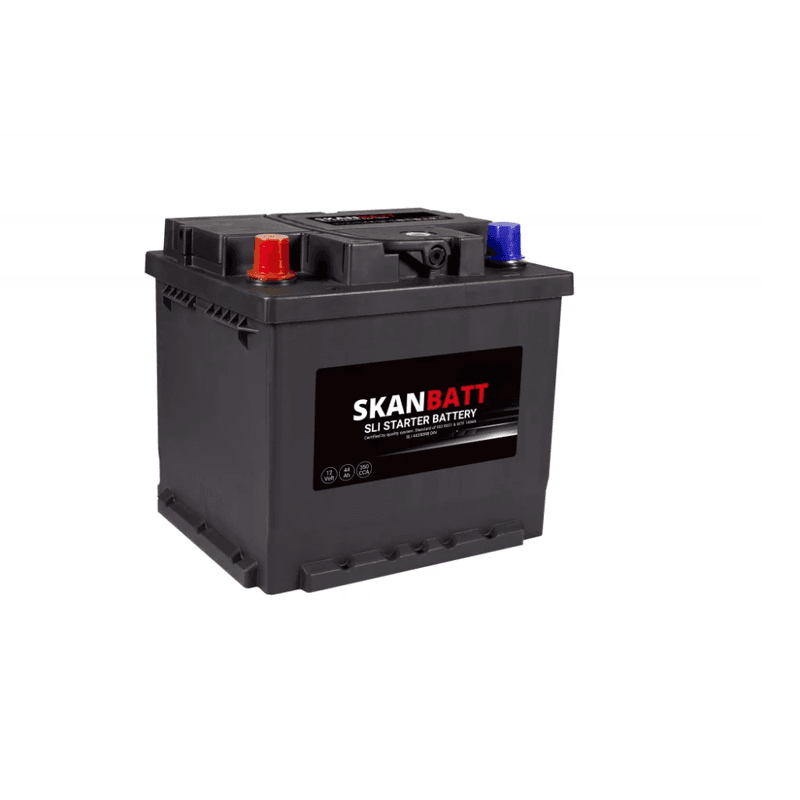 SKANBATT SLI Startbatteri 12V 44AH 350CCA (207x175x190mm) +R