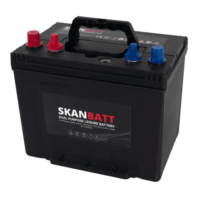 Hovedbilde SKANBATT Dual Purpose 12V 80AH 730CA (260x174x225mm) +L