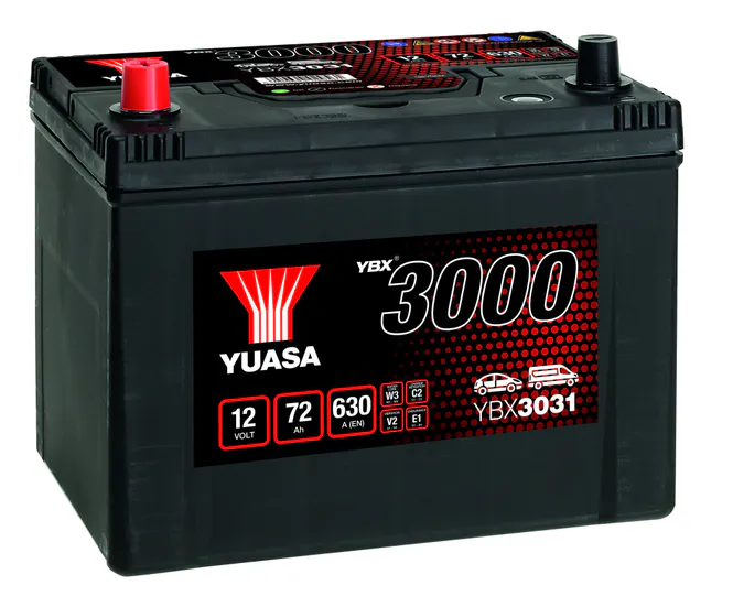 Hovedbilde YUASA YBX3031 (12V 72Ah)