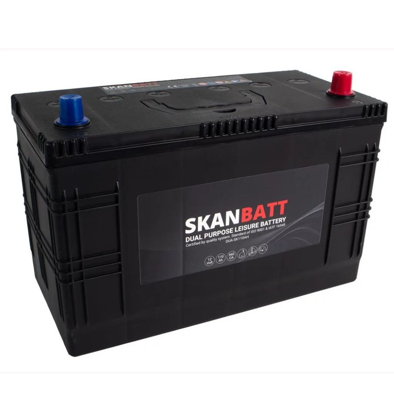 SKANBATT Dual Purpose 12V 110AH 960CA (352x175x227mm) +R