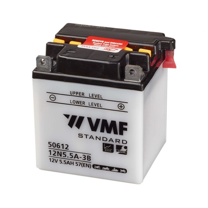 Hovedbilde VMF Batteri 12V 5,5AH 57CCA (103x90x114) +høyre 12N5,5A-3B