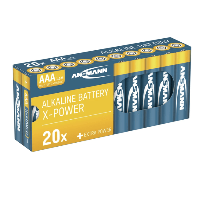 Hovedbilde Ansmann AA batteri alkaline 20pk.