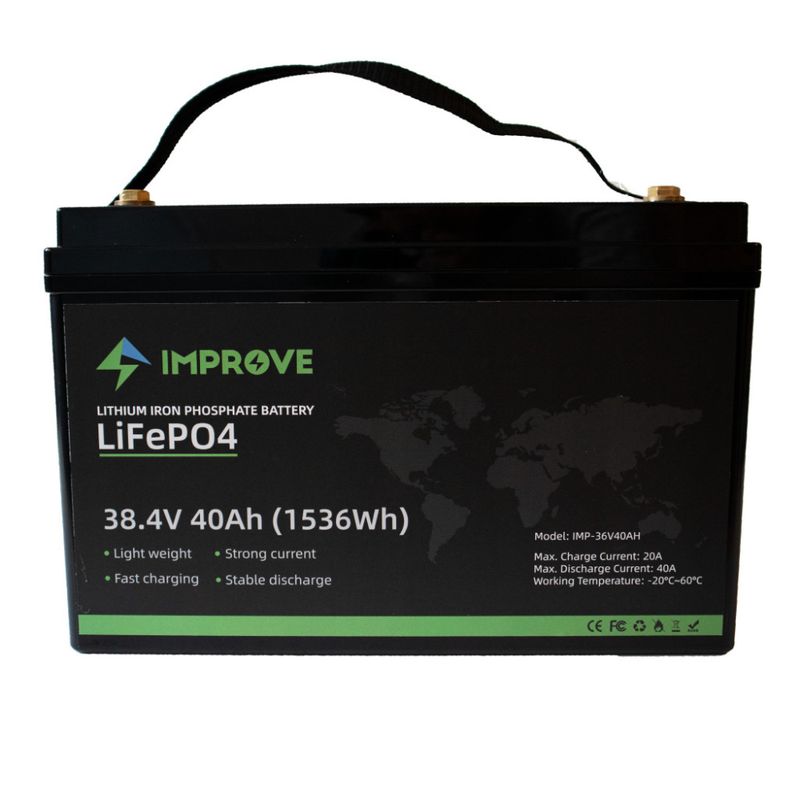 IMPROVE Lithium Batteri 36V 40Ah (LiFePO4) BMS 40A