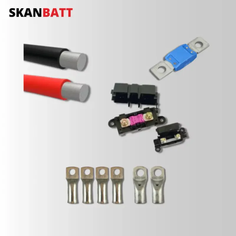 SKANBATT Kabelpakke Inverter - 300W & 600W / 16mm2 / Vanlife