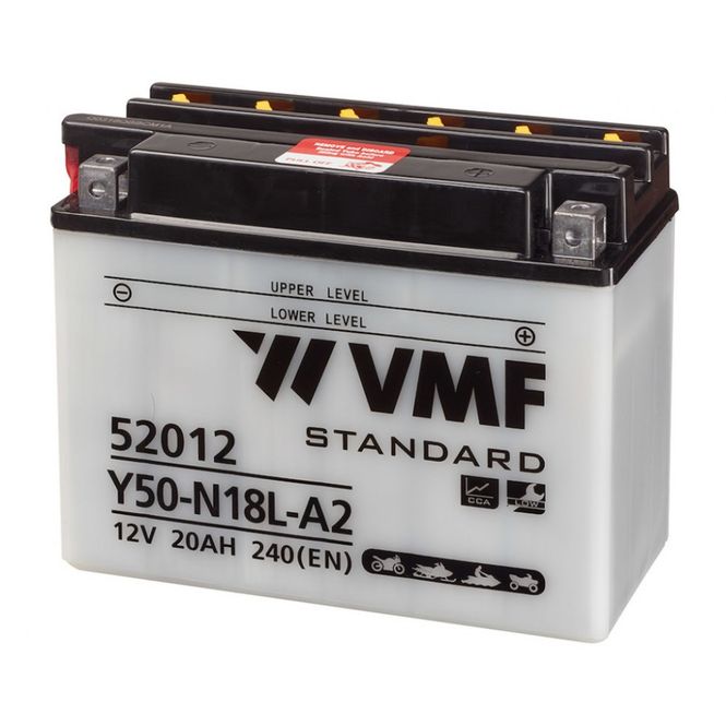 Hovedbilde VMF MC Batteri 12V 18AH 240CCA (206x91x164) +høyre Y50-N18L-A2