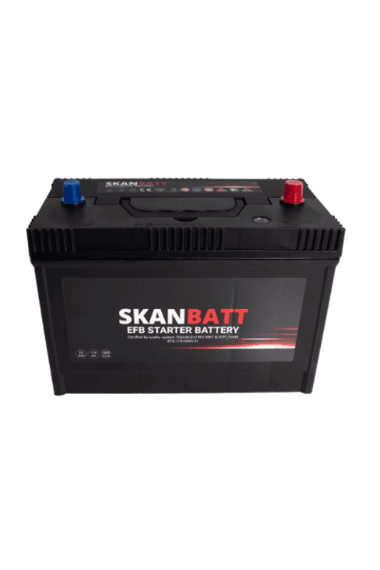 SKANBATT EFB Startbatteri 12V 115AH 1000CCA (330x173x239mm) +R
