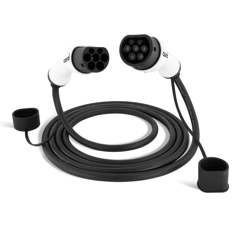 Cord EV Type 2 ladekabel 5 meter 32A / 22kW / 3-fas