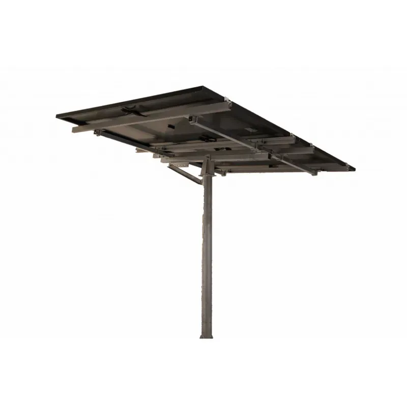 Skanbatt CSUN bakkestativ med 2 stk 410W Solceller