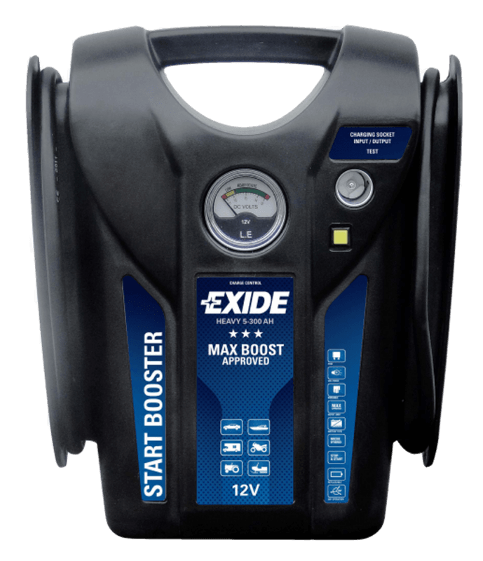 LADER TIL EXIDE STARTBOOSTER FOR 12V og 24V