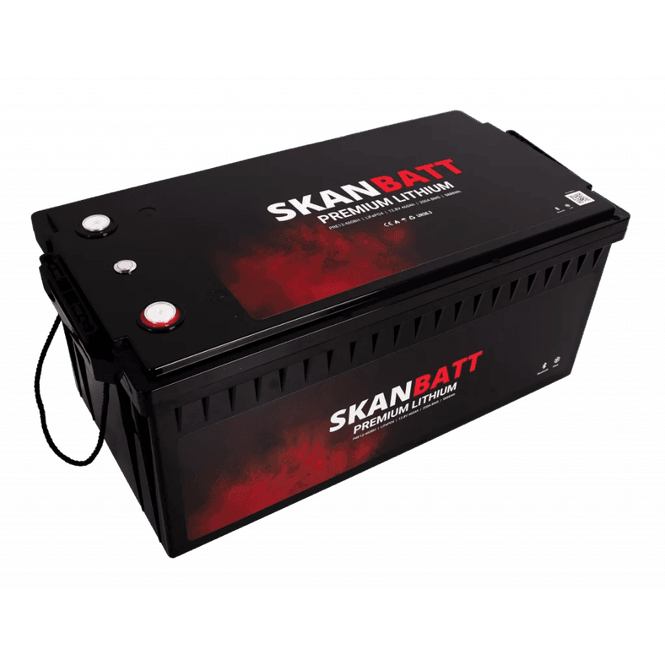 Hovedbilde SKANBATT Premium Lithium - 12V 460Ah 200A BMS - 522x218x268mm - Bluetooth - Heat - 8 Års garanti
