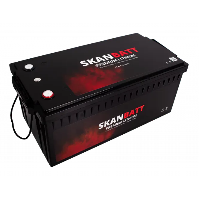 Hovedbilde SKANBATT Premium Lithium - 12V 460Ah 200A BMS - 522x218x268mm - Bluetooth - Heat - 8 Års garanti
