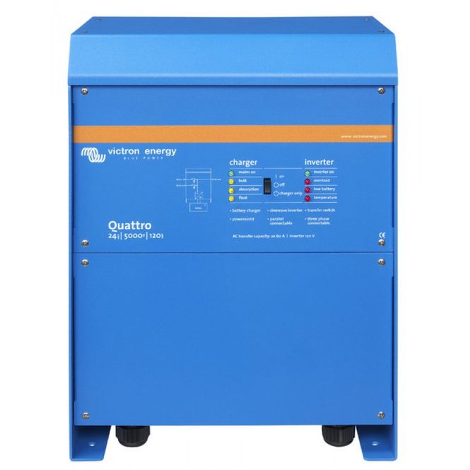 Hovedbilde VICTRON Quattro 24/5000/120-100 Kombinert Batterilader og Invert
