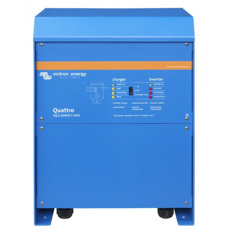 VICTRON Quattro 24/5000/120-100 Kombinert Batterilader og Invert