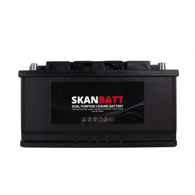 SKANBATT Dual Purpose 12V 100AH 970CA (353x175x190mm) +R