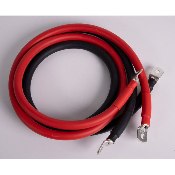 Hovedbilde Batterikabel 2x50mm2 m/8mm - 140cm