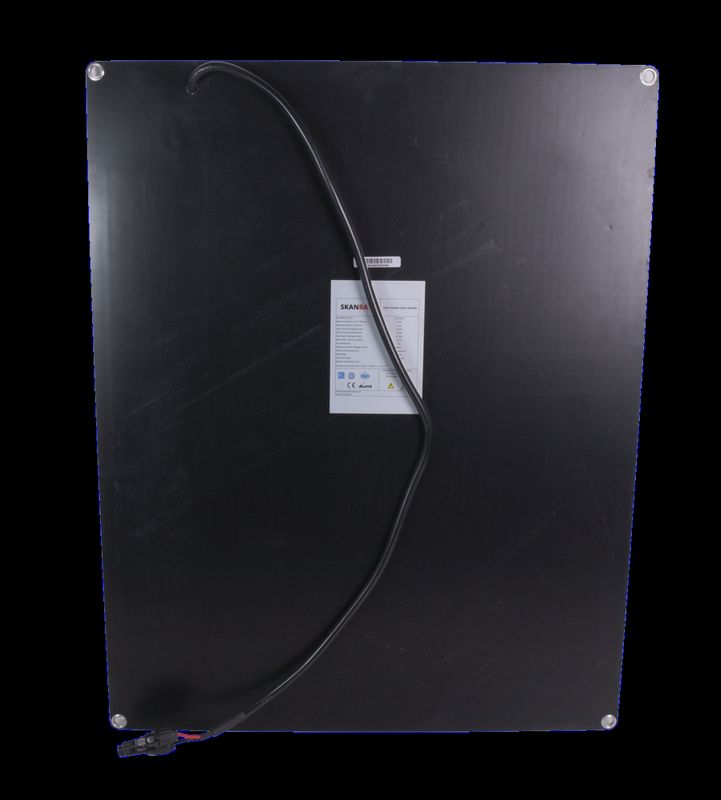 SKANBATT Fleksibelt Solcellepanel 55W - ETFE - 540x680x3mm