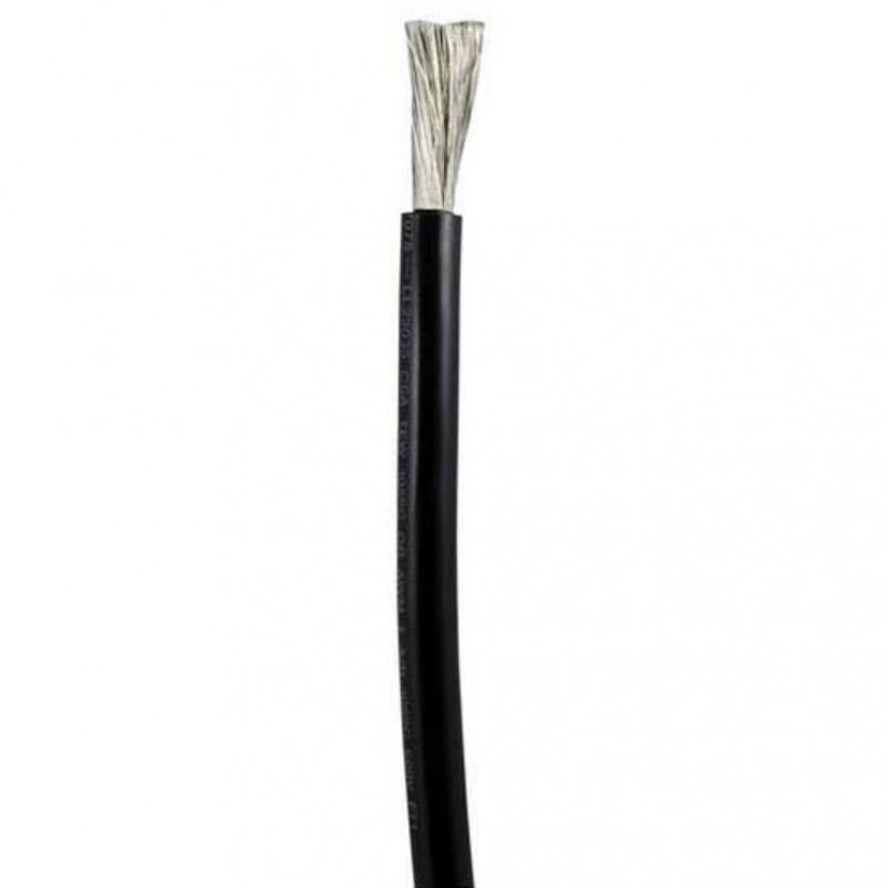 Batterikabel  6mm2 sort (metervare)
