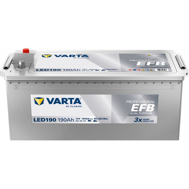 Hovedbilde VARTA Professional Dual Purpose EFB Batteri 12V 190AH 1050 CCA 